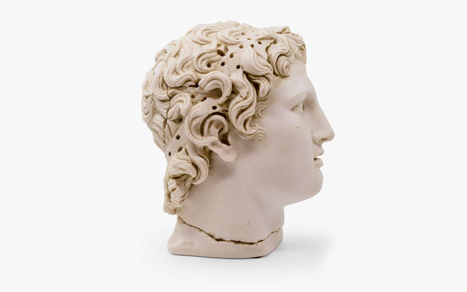 Banded Alexander The Great Bust