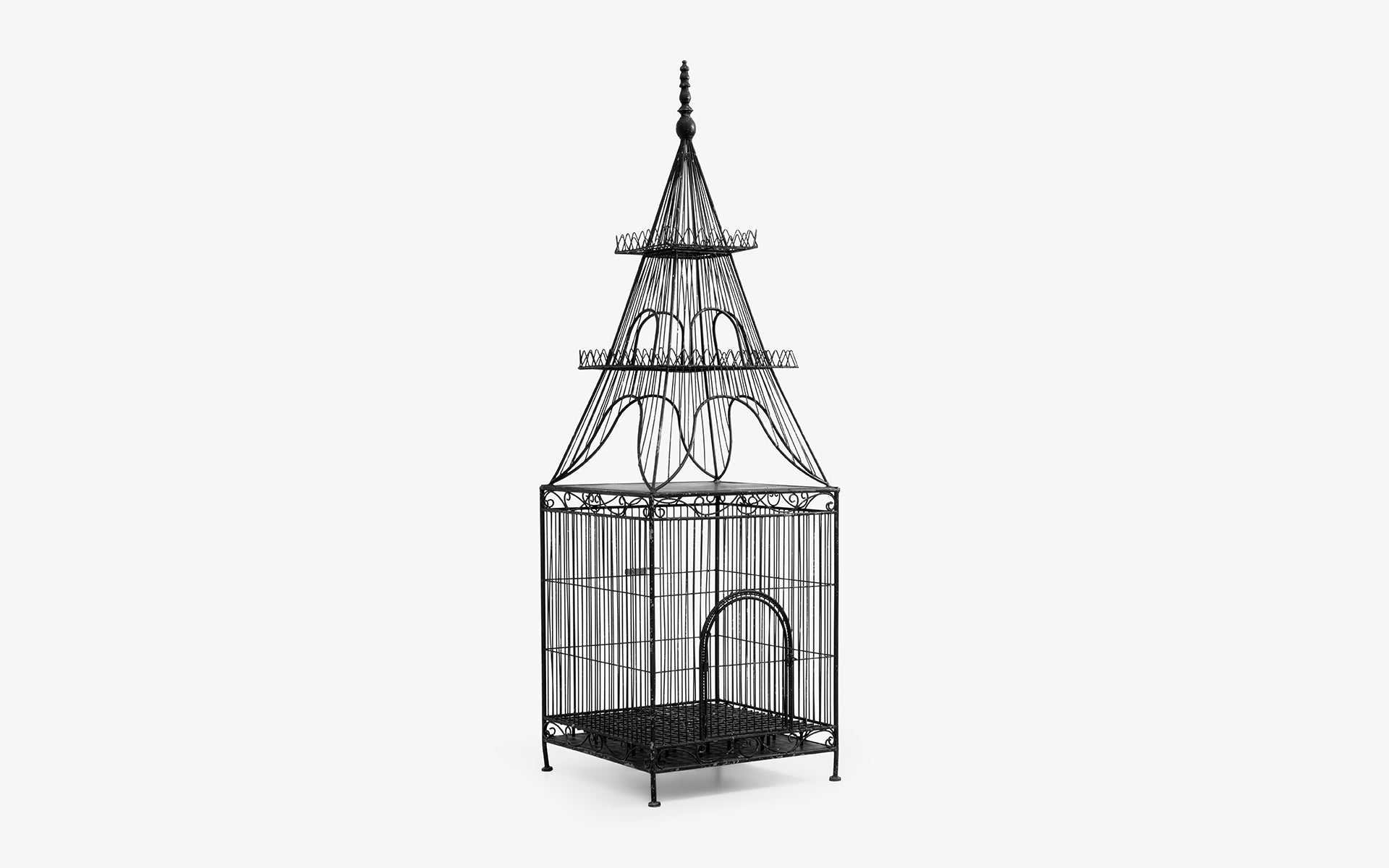 Bird Cage with Lantern Roof