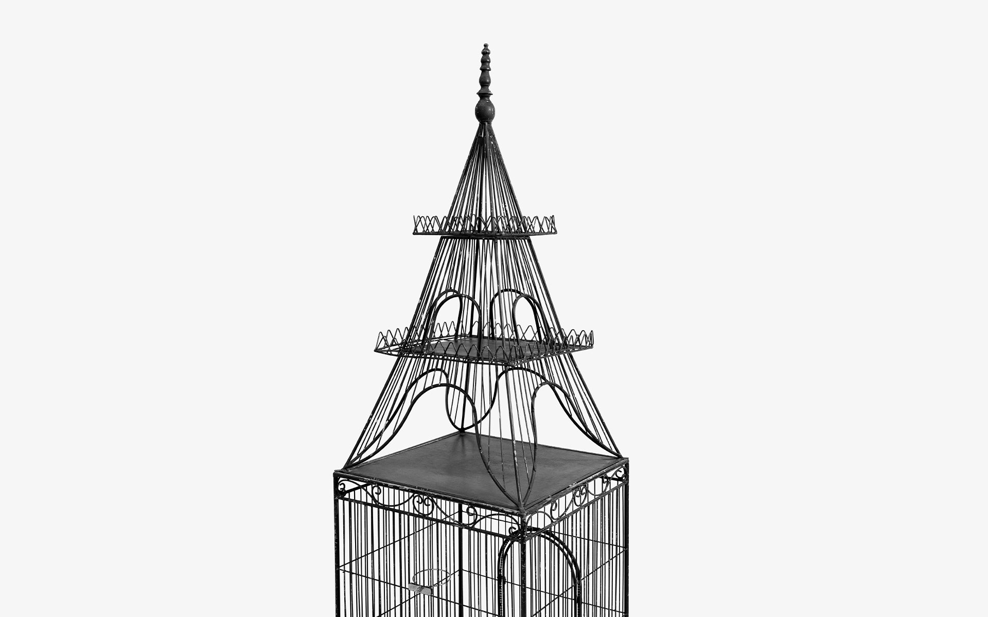 Bird Cage with Lantern Roof