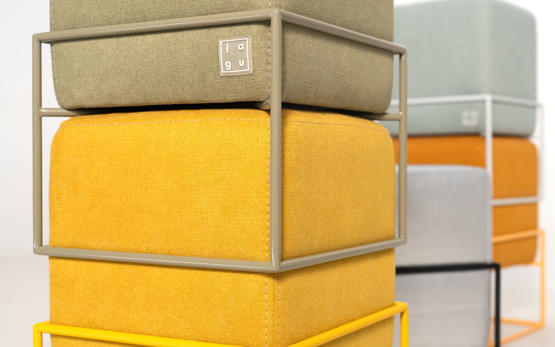 CUBO Puf Tabure (Teshir)