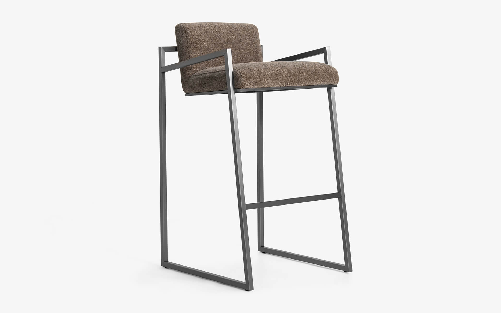 #Kumaş_Kahverengi Keten Dokulu