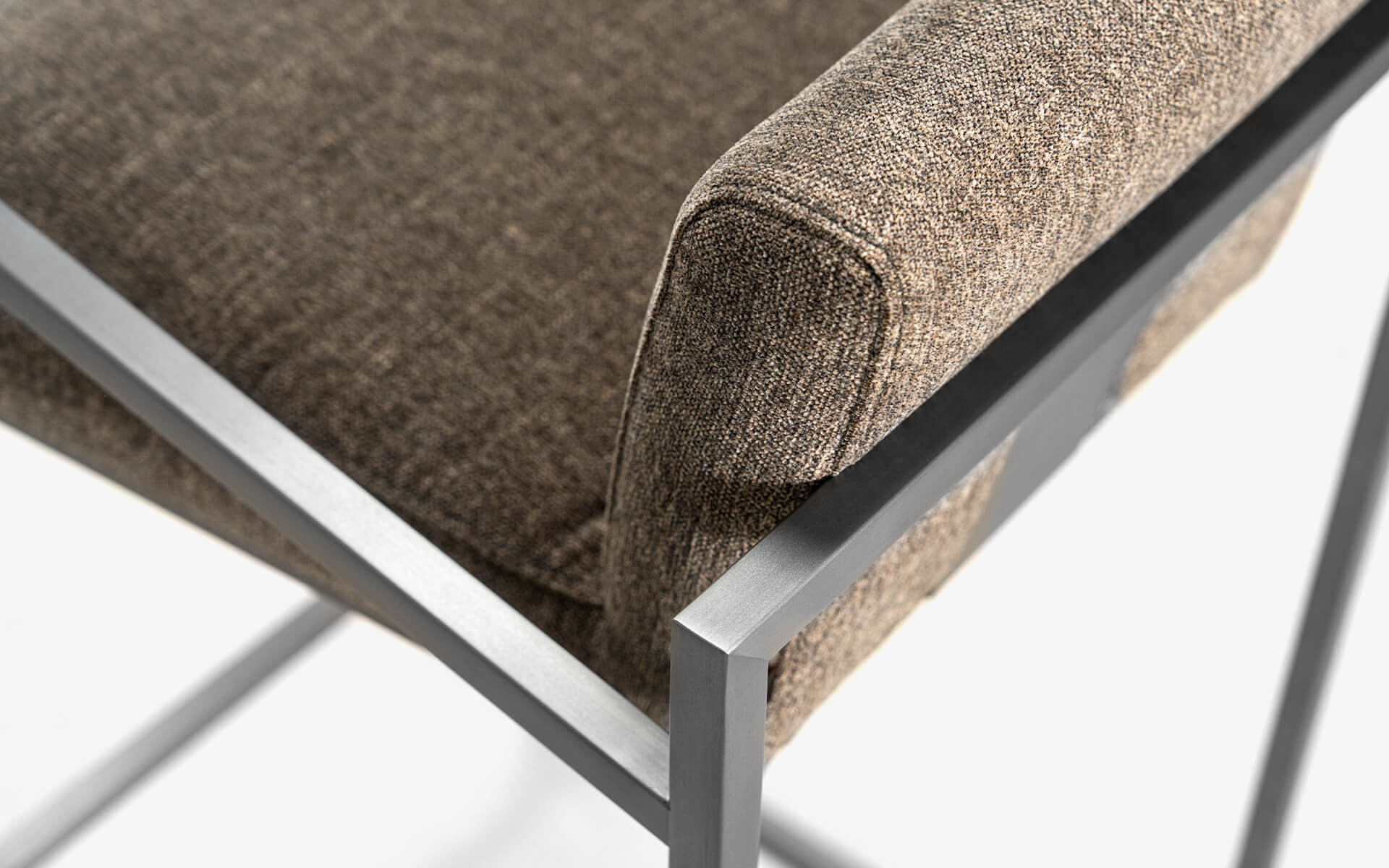 #Kumaş_Kahverengi Keten Dokulu