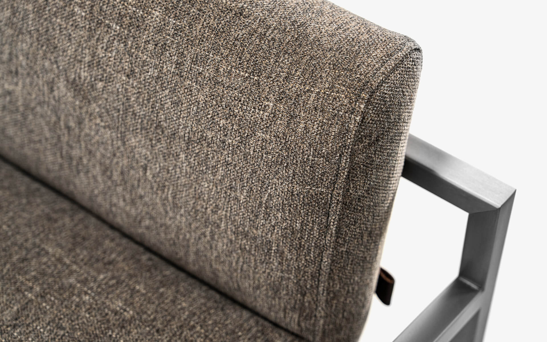 #Kumaş_Kahverengi Keten Dokulu