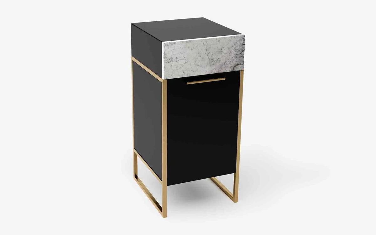 Famed Modular Console No:1 Carrara White - lagu