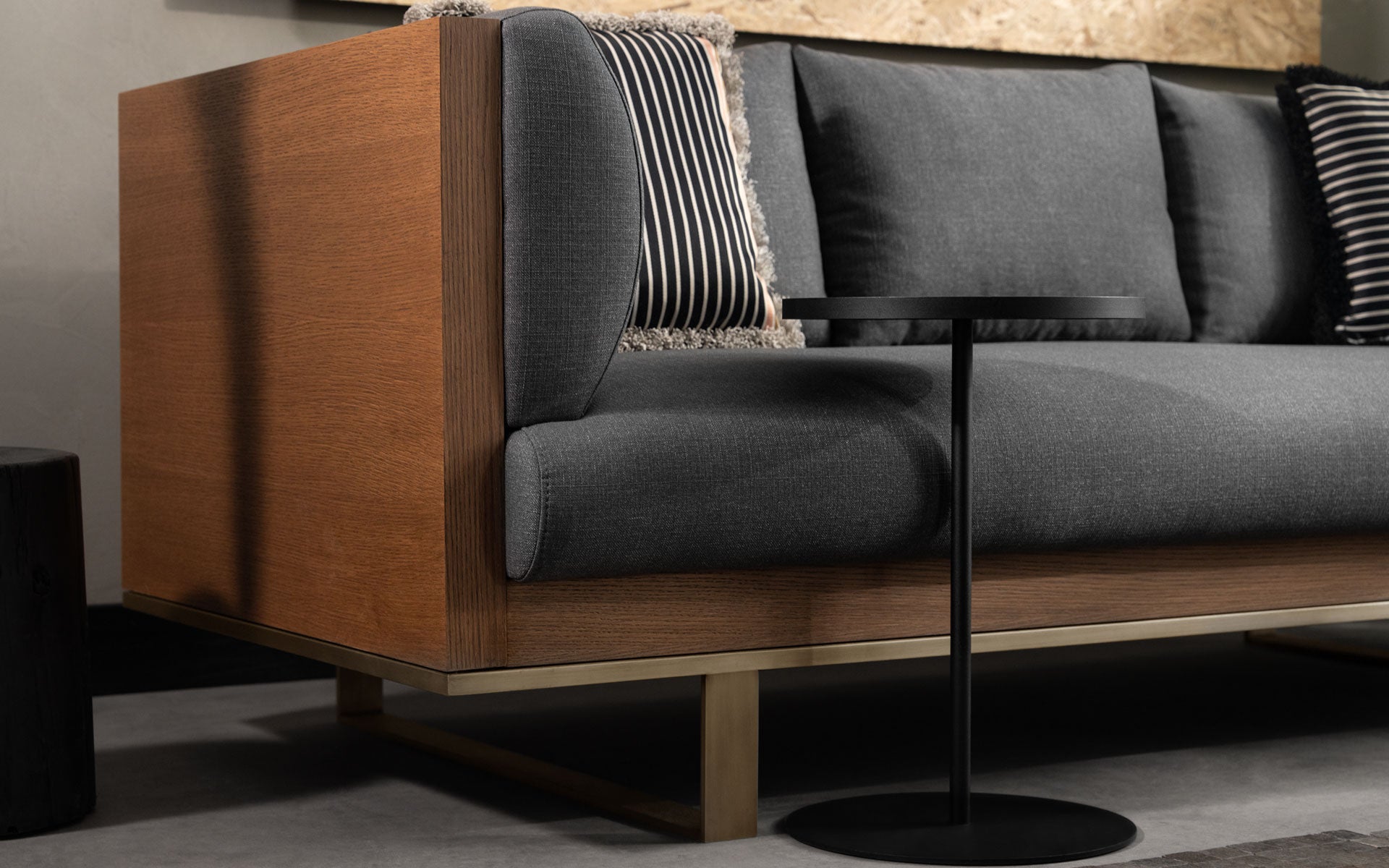 Hidden Three Seater Sofa Fabric