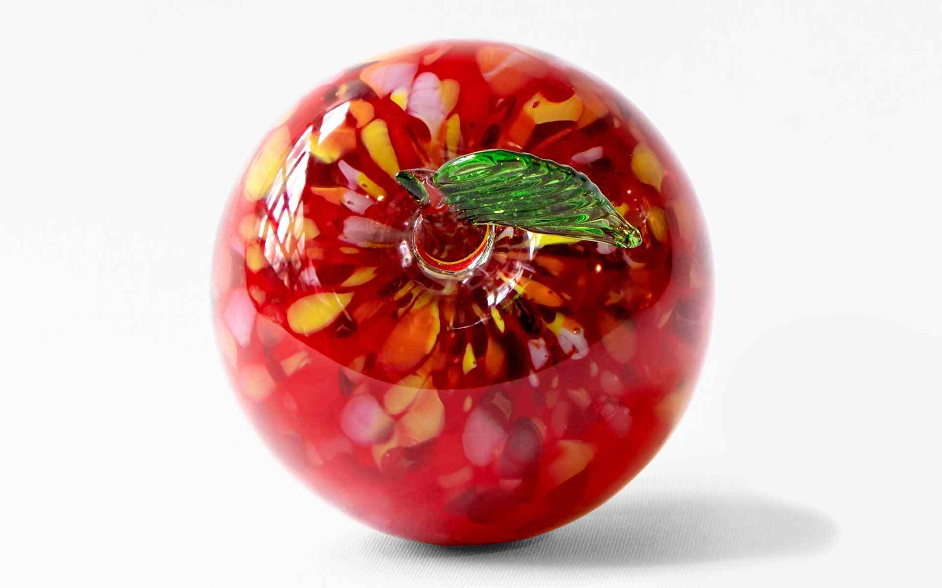 Kırmızı Murano Elma - lagu.shop - Dekoratif Eşya