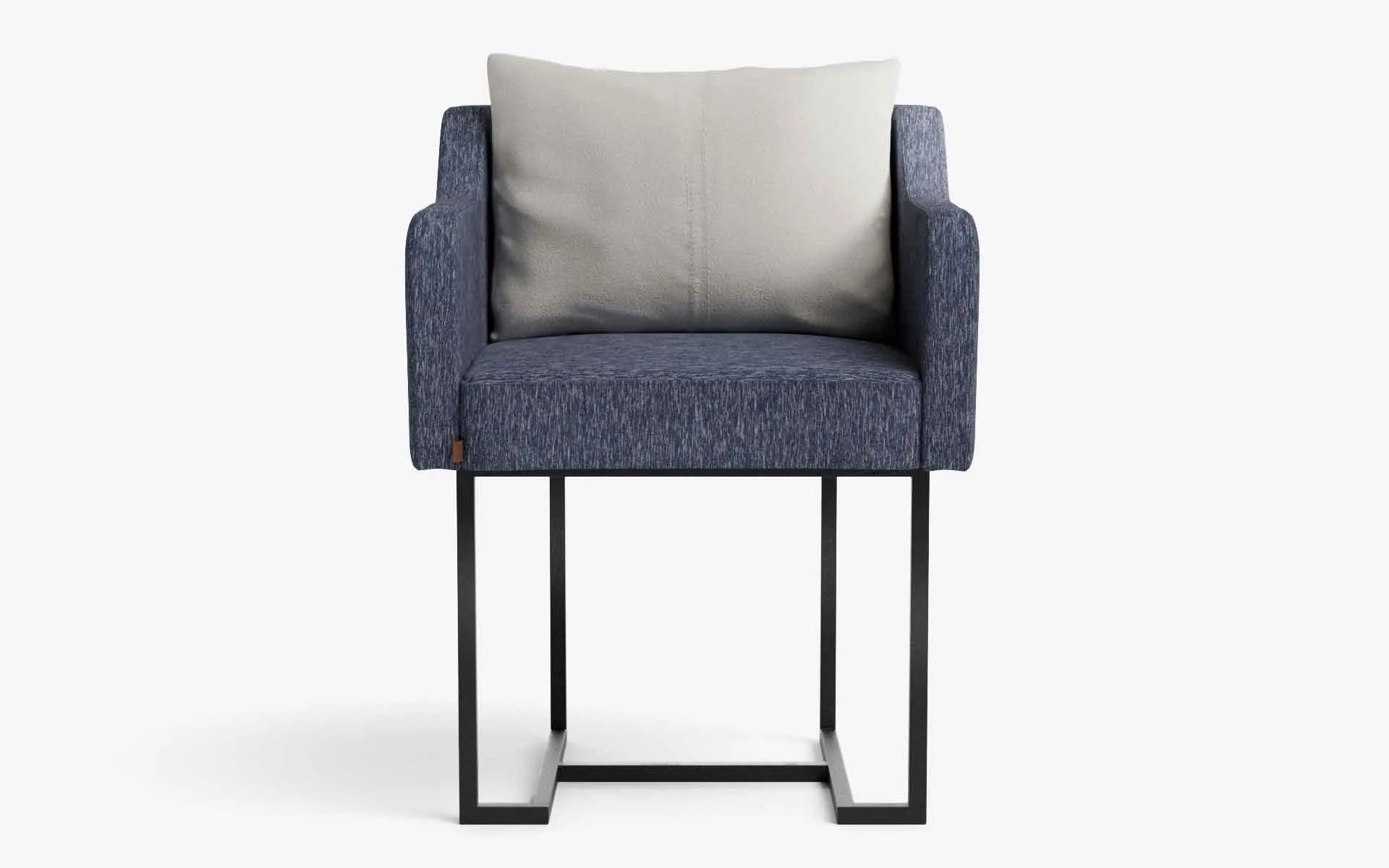 #Kumaş_Mavi Keten Dokulu