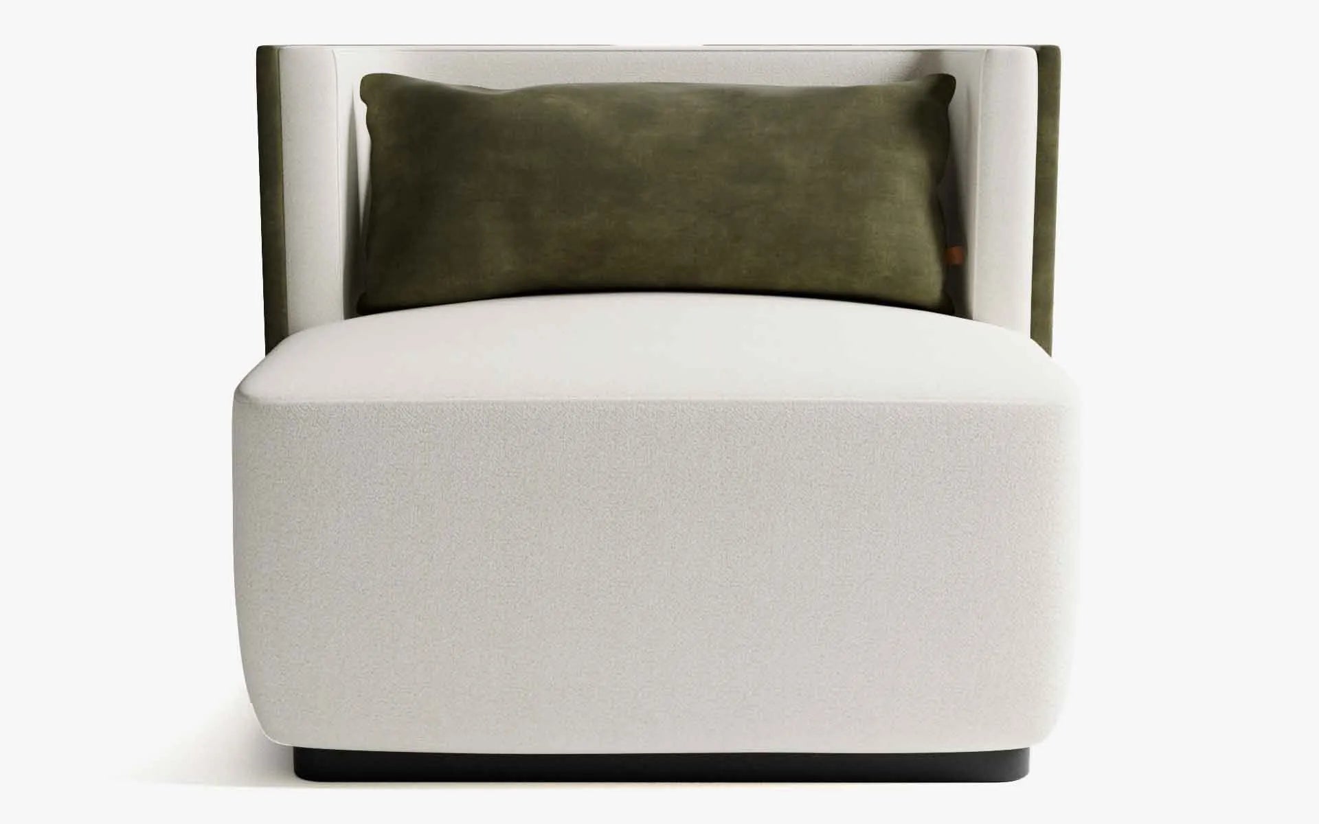 PAPILLONNE Tekli Koltuk / Berjer Bej Buklet Yeşil Kadife Gofrato Siyah | lagu