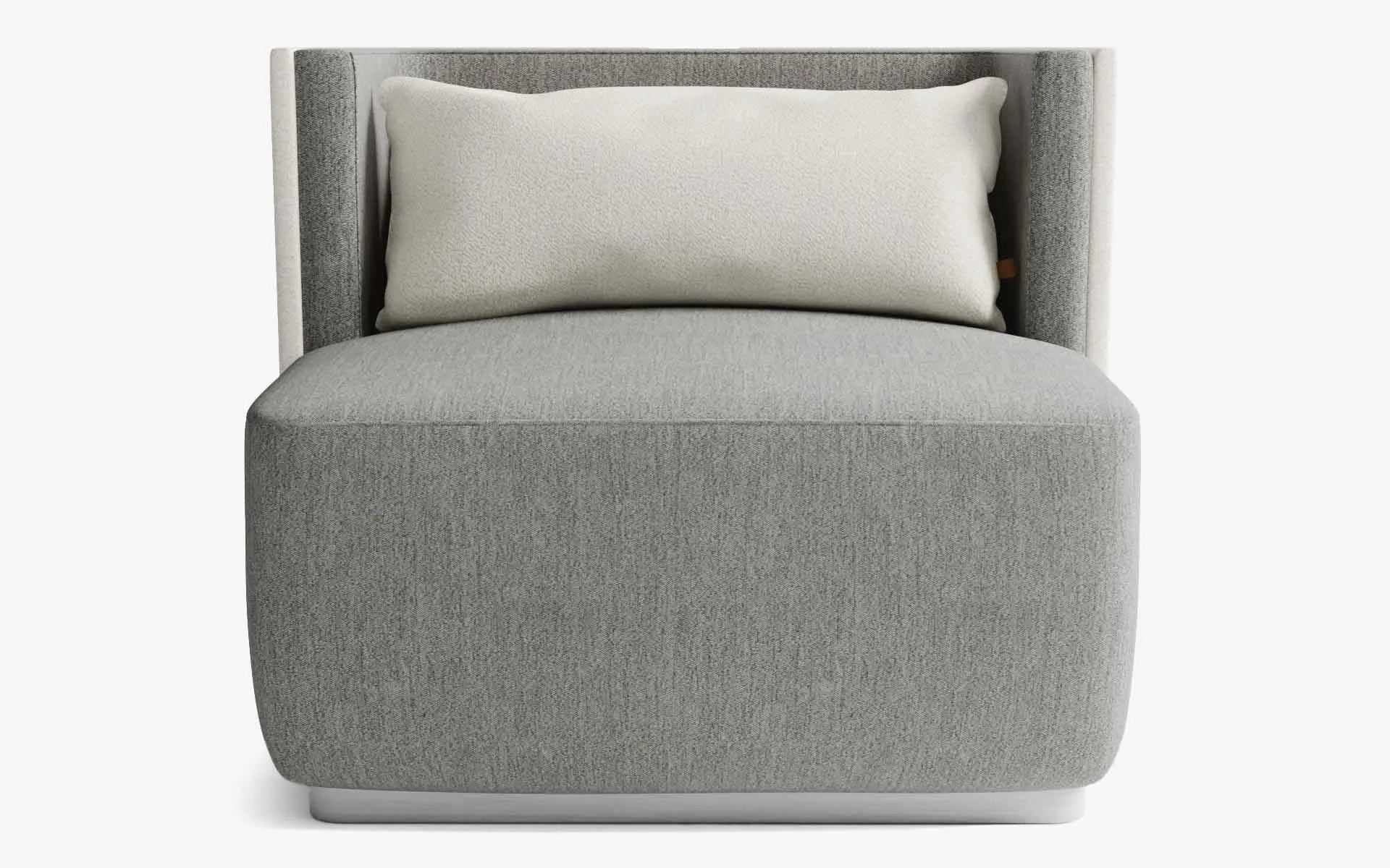 PAPILLONNE Tekli Koltuk / Berjer Gri Buklet Bej Buklet Satine Krom | lagu