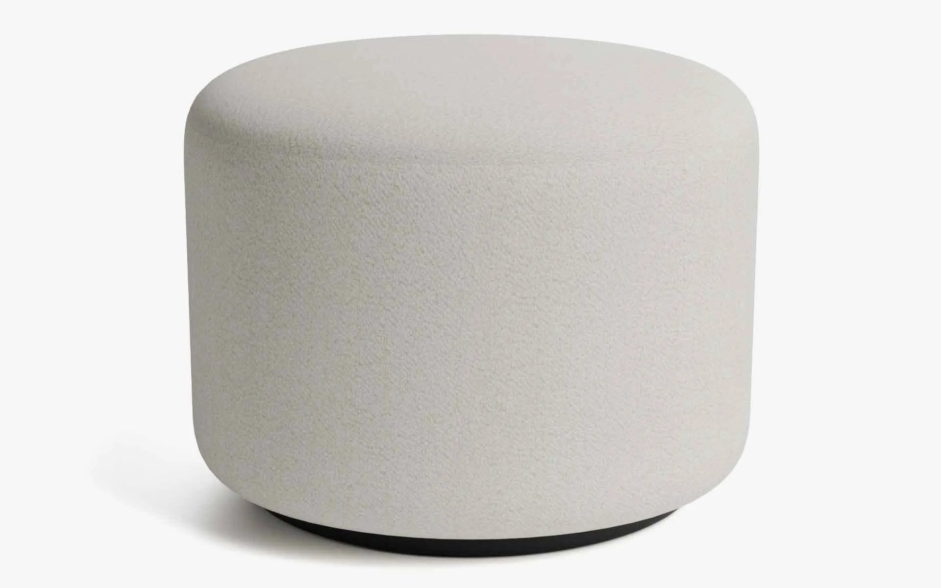 PAPILLONNE Puf Bej Buklet Siyah Boyalı Lake | lagu