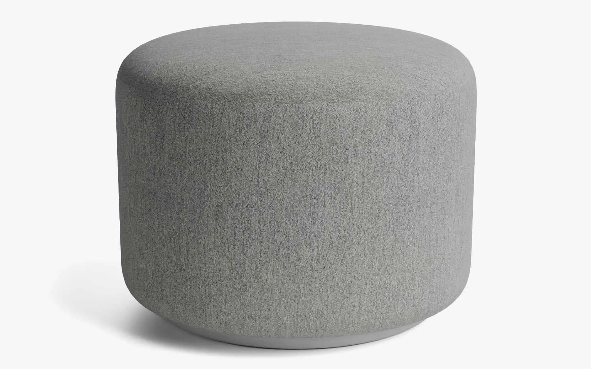 PAPILLONNE Puf Gri Buklet Metalik Boyalı Lake | lagu