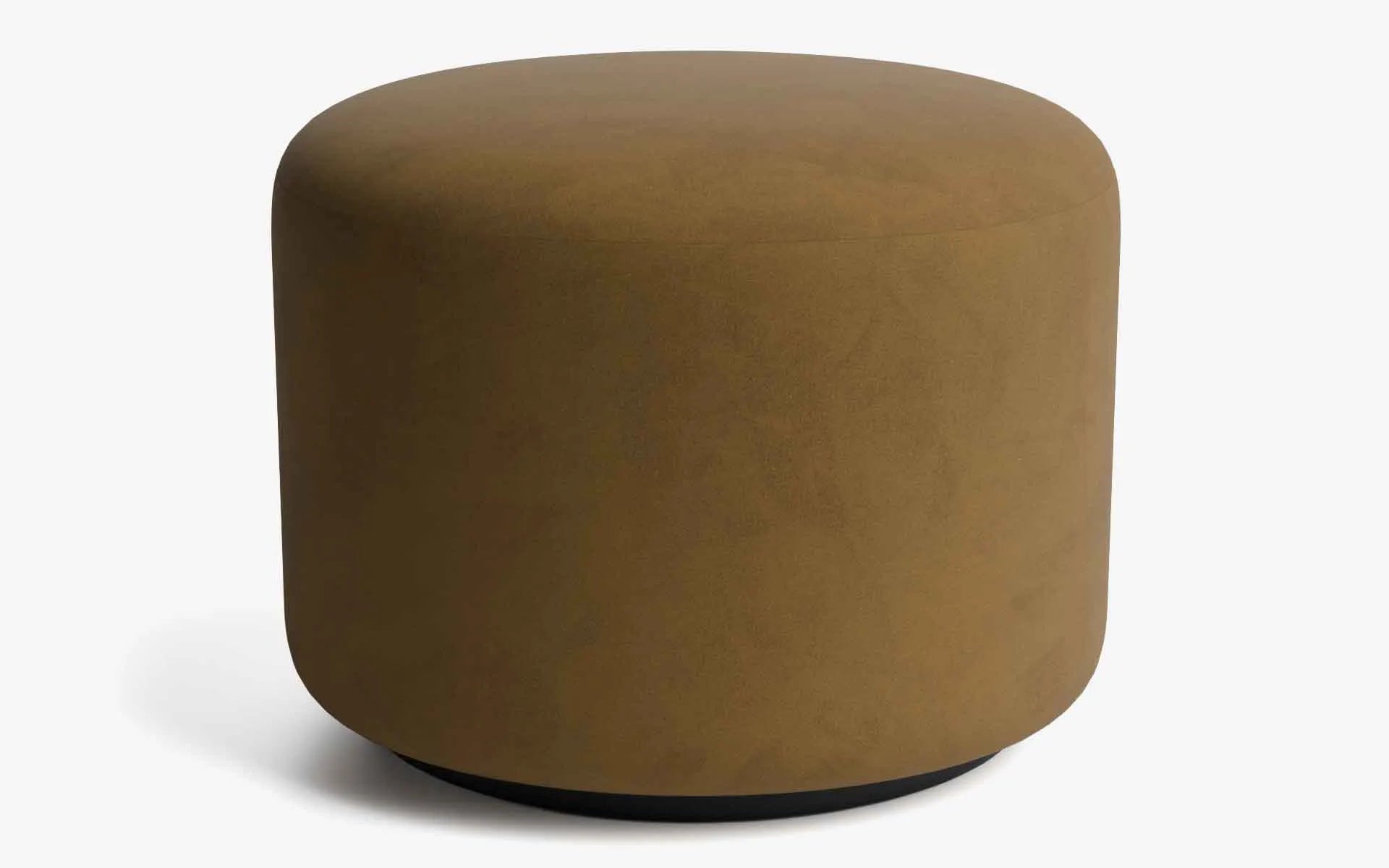 PAPILLONNE Puf Hardal Kadife Siyah Boyalı Lake | lagu