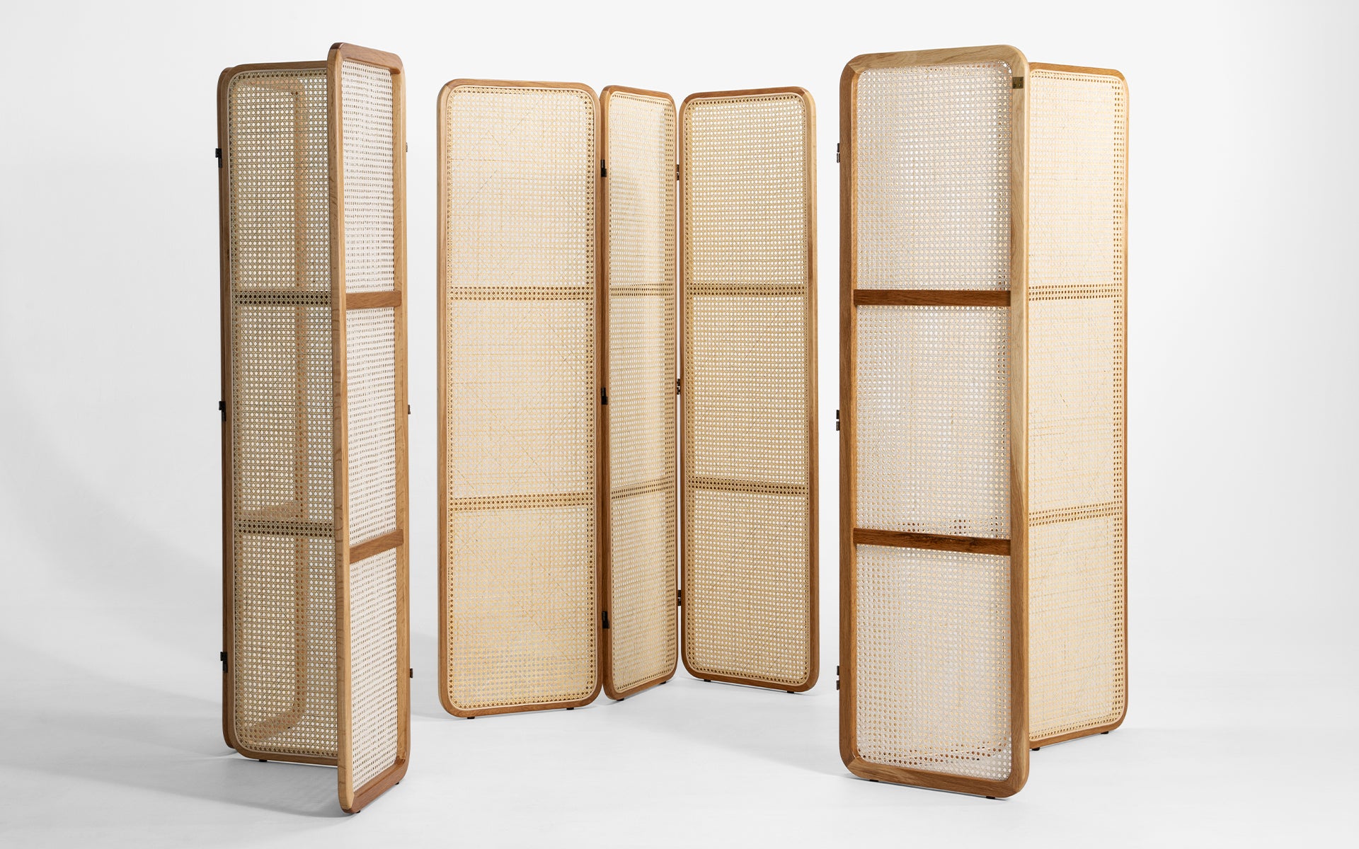 Natur Rattan Folding Screen